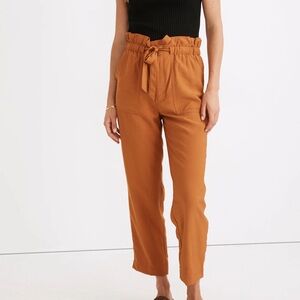 Madewell Dunaway Paperbag Pants, XXS